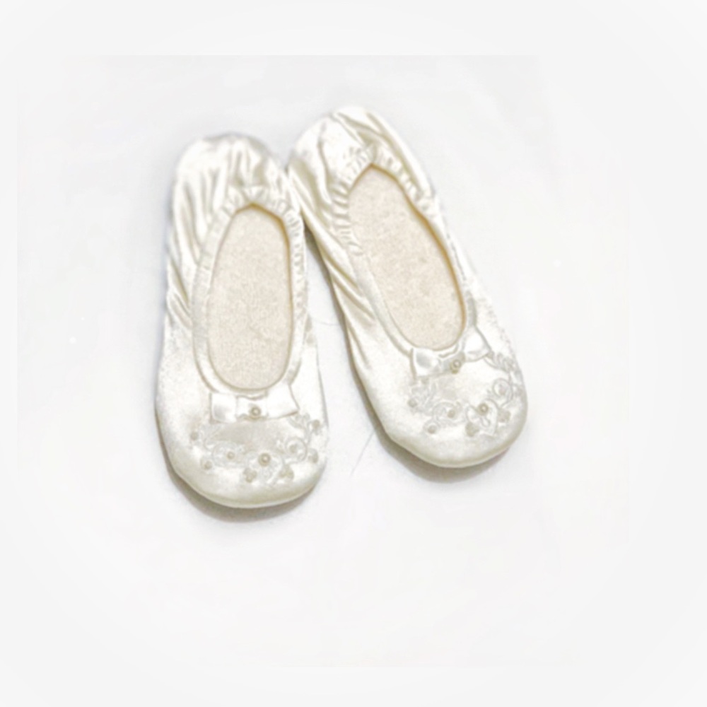 Victoria Lynn Ballerina Slippers Flower Girl Shoes